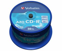 Verbatim CD-R AZO Crystal 700 MB 50 pz